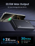 УМБ Ugreen 20000mAh 22,5W PD 2х USB-A +2xUSB-C Black (25683)