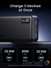 УМБ Ugreen 20000mAh 22,5W PD 2х USB-A +2xUSB-C Black (25683)