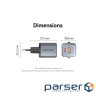 Зарядний пристрій Vention 1xUSB-C PD30W + 1xUSB QC3.0 18W GaN gray (FEWH0-EU)