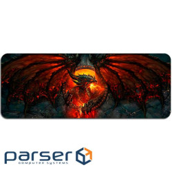 Коврик 300*600 тканинний World of Warcraft Dragon з боковою прошивкою, товщина 2 мм, Пакет (WC5)