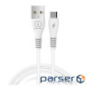 Кабель WUW-X195 USB Type-C 2,4A 1m white (WUW-X195TC)