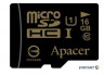 Карта пам'яті APACER microSDHC 16GB UHS-I Class 10 + SD-adapter (AP16GMCSH10U1-R)
