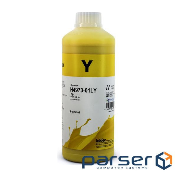 Чорнило InkTec HP PageWide Pro 452/OfficeJet Pro 9010, 1L, yellow (H4973-01LY)