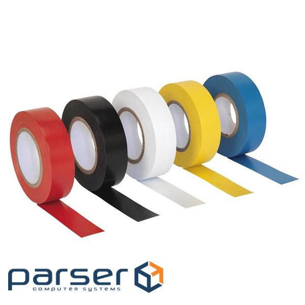 Ізоляційна стрічка SHUNHUI 0.13 мм * 18 мм * 20 м Black, temp -10С / + 80С, 10 шт. (0,13мм * 18мм * 20м -Bk)