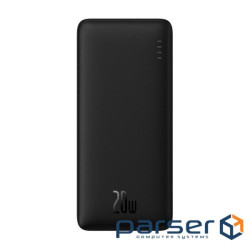 УМБ Baseus Airpow 20000mAh 20W USB-A+USB-C + кабель USB-MicroUSB Black (P10022804113-00)