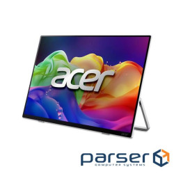 Монiтор TFT ACER 16" PE160Wsmiuux (UM.ZP0EE.001) 16:10 OLED Glare 8bit HDMI 2*USB-C MM Portable Silv