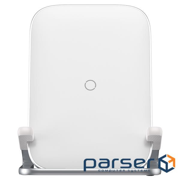Бездротовий зарядний пристрій Baseus Rib 15W Білий (WXPG-02)