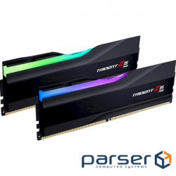 Модуль пам'яті G.SKILL Trident Z5 RGB Matte Black DDR5 6400MHz 64GB Kit 2x (F5-6400J3239G32GX2-TZ5RK)