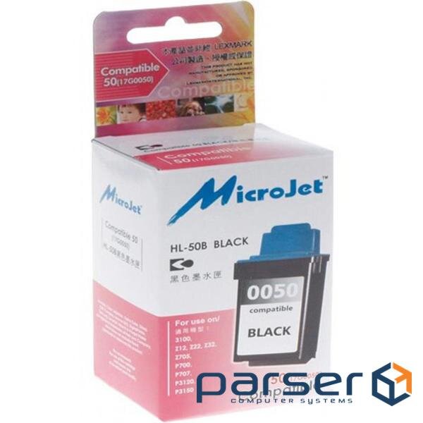 Картридж Microjet LEXMARK Z12/22/32 (17G0050) Black (HL-50B)