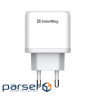 Мережевий зарядний пристрій ColorWay Power Delivery Port PPS USB (Type-C PD + USB Q (CW-CHS042PD-WT)