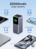 УМБ UGREEN PB721 20000mAh 130W USB-A+2xUSB-C Fast Charging Gray (35524B)