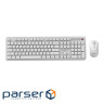Комплект (клавіатура + миша) Gembird KBS-WPS-01-W-CYRL, білий