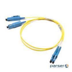 Cable leastz FiberOptic SC->SC 2.0m,M=50/ 125 Multimode Duplex OM2,HQ,оранжевий (75.09.6160-10)