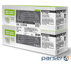 ColorWay cartridge for CANON 728/726 MF4410/LBP6200 Universal DUAL PACK (CW-C728FM)