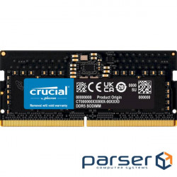 Memory module CRUCIAL SO-DIMM DDR5 4800MHz 8GB (CT8G48C40S5)