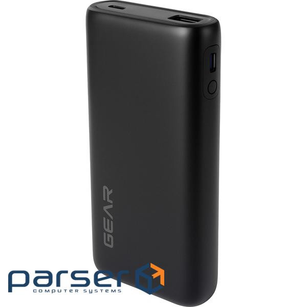 Батарея універсальна GEAR 20000mAh, PD/22.5W, black (WP952P)
