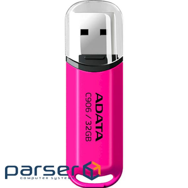 Флешка ADATA C906 32GB Pink (AC906-32G-RPP)