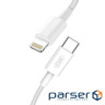 Кабель XO NB113 18W PD USB-C-Lightning, (M/M), 2A 1м White (6920680863846)