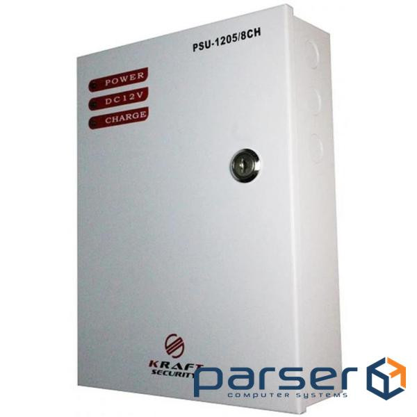 Блок живлення для систем відеоспостереження Partizan PSU-1205LED/8CH