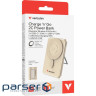 Повербанк MagSafe VERBATIM Charge 'n' Go 20W 5000mAh Gold (32253)