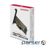 Aдаптер AXAGON PCEM2-D PCIe NVMe+SATA M.2 adapter