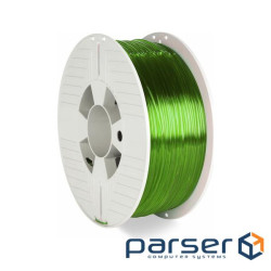 PET-нитка для 3D-принтера Verbatim 1,75 мм, 1кг-зелений-прозорий (55057)