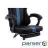 Крісло ігрове GT Racer X-2331 Black/Blue (X-2331 Fabric Black/Blue)