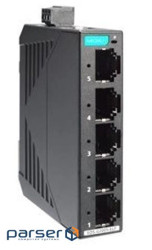 Промисловий 5-портовий некерований комутатор 10/100/1000 BaseT(X) Ethernet, 12/ (EDS-G2005-EL-T)