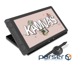 Монітор-планшет Huion Kamvas 13, Black, 13.3, 1920 x 1080 (16:9), 25 мс, 220 кд/м 2, 1000:1 (GS1333)