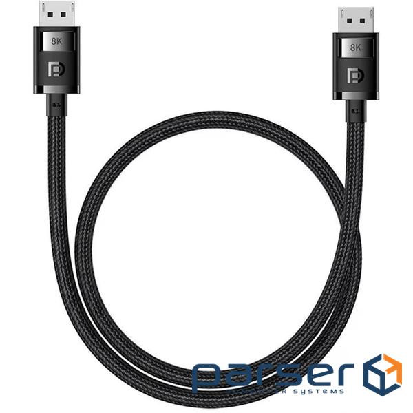 Кабель Baseus High Definition Series DP 8K to DP 8K (2m) black (B00633706111-02)