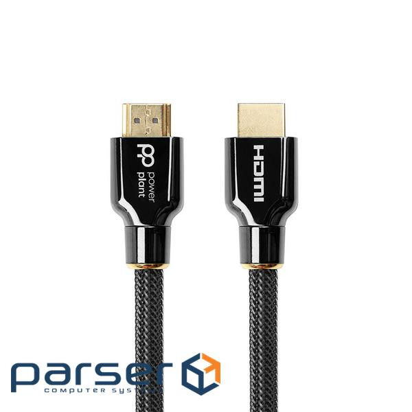 Кабель мультимедійний PowerPlant HDMI to HDMI 1.0m 2.1V, Ultra HD 8K, eARC, 30AWG (CA912186)