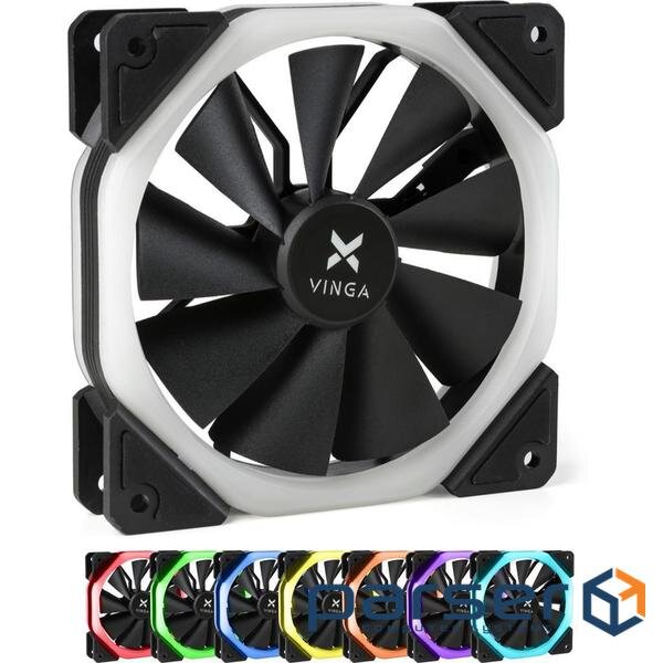 Кулер для корпуса Vinga RGB fan-04