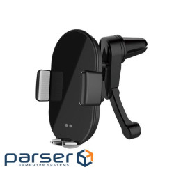 Тримач автомобільний + бездротове ЗУ ColorWay AutoSense Car Wireless Charger 10W (CW-CHAW026Q-BK)