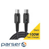 Дата кабель USB-C to USB-C 2.0m 100W black Essager (EXCTT1-CGA01)