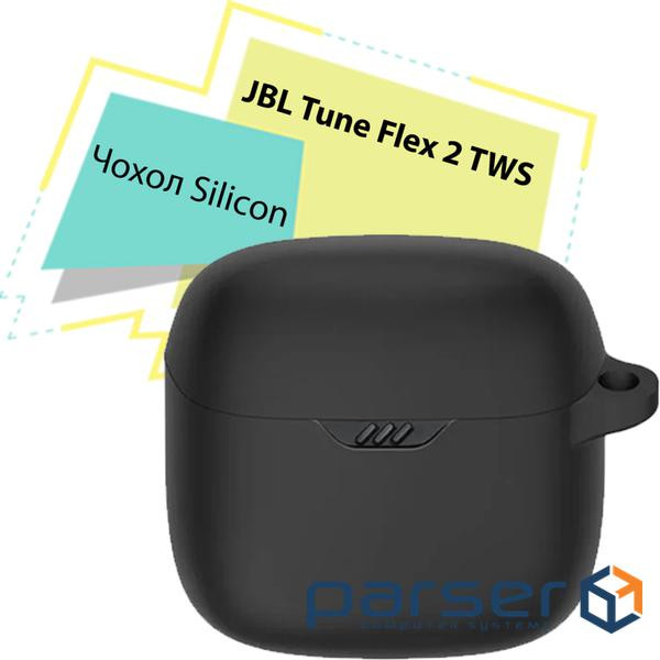 Чохол для навушників BeCover Silicon для JBL Tune Flex 2 TWS Black (713221)