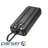 Батарея універсальна HOCO 20000mAh, PD/20W, 22.5W, Black (J132A / 42067 / Black)