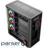 Корпус Modecom VOLCANO AQ200 ARGB MIDI FRONT LCD, 4x120mm fans BLACK без БЖ ATX (MC-A-AQ200-4FA-B)