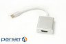 Adapter Type-C to HDMI F 0.15m PowerPlant (KD00AS1272)