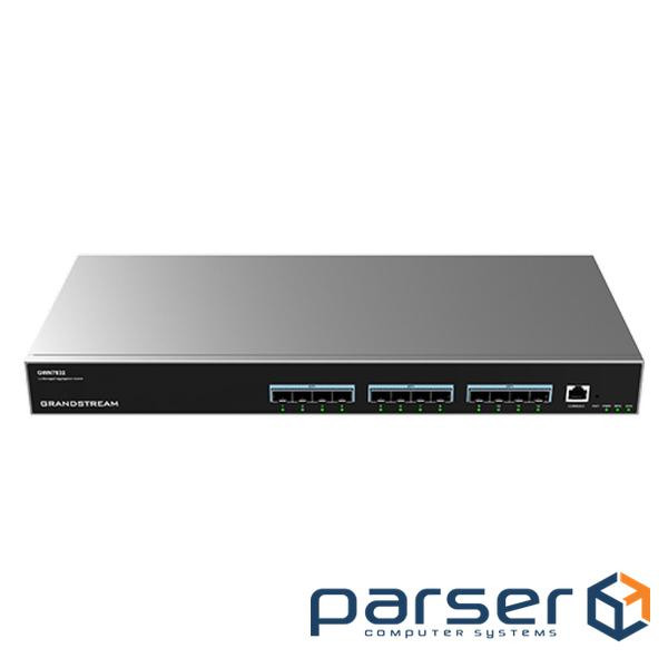 Grandstream GWN7832, Layer 3 Managed Network Switch, 12x SFP+, optional redundant PSU