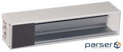 Розеточная коробка Ofiblock COMPACT на 8 модулей 45х45мм, алюминий, черный (KFC108/14)