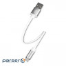Дата кабель USB 2.0 AM to Type-C 0.25m white ColorWay (CW-CBUC001-WH)