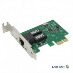 Hiro Network H50304 10/100/1000 LP PCI Express Gigabit Ethernet Card Windows 10/8.1/8 Retail