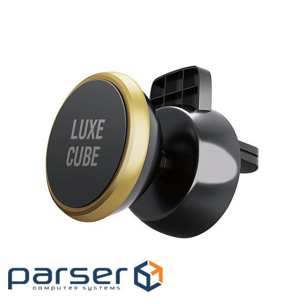 Утримувач автомобільний Luxe Cube магнітний Black (8886668686204)