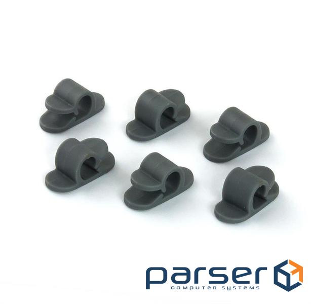 Держатель для кабелю Piko CC-905 6 pcs gray color (1283126476853)