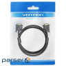 Кабель VGA 15M-15M, 1.0 м, з ферритами, чорний Vention (DAEBF)