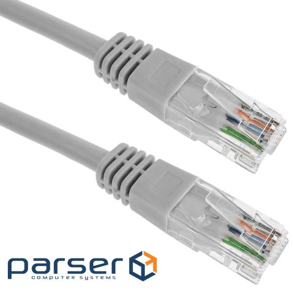 Патчкорд UTP Cat.5e ( 2м сірий ), CU (PAUT3200-CU) ), CU (PAUT3200-CU)