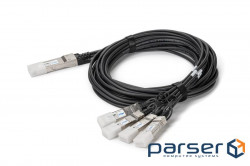 Модуль оптичний з кабелем RCI QSFP-4SFP+-DAC-3M 40G QSFP+ to 4x10G SFP+, Copper, 3m