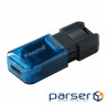 Флеш-накопичувач USB3.2 64GB Type-C Kingston DataTraveler 80 M Blue/Black (DT80M/64GB)