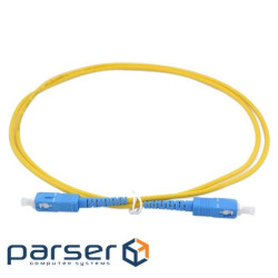 Шнур оптичний сполучний (патч корд) SC-SC 2м EServer ES-SC-SC/UPC-2-SM-S