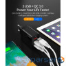 Зарядний пристрій Essager ECTQC3-FBB01